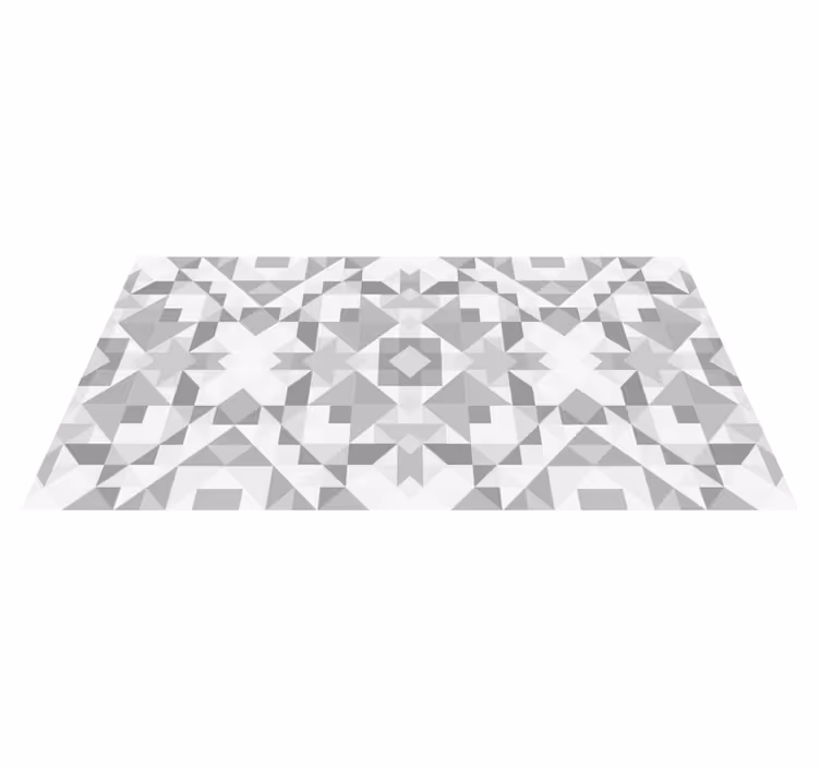 Dywan winylowy wzór geometryczny abstrakcja geometryczna - TenStickers