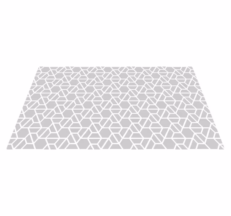 Dywan winylowy do jadalni geometryczny wzór - TenStickers