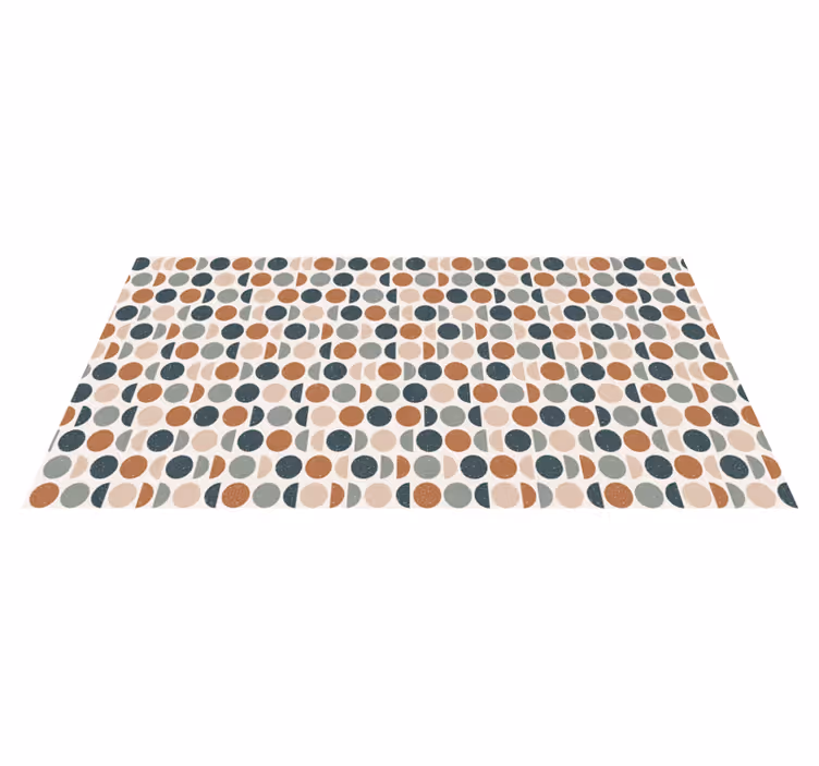 Dywany geometryczne wzór półkola - TenStickers