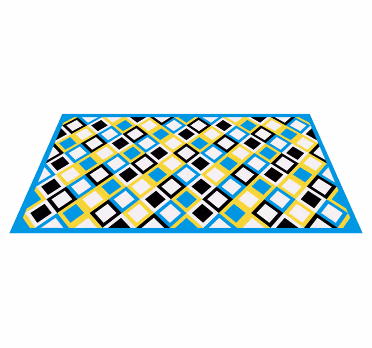 Dywan winylowy wzór geometryczny geometryczny wzór argyle - TenStickers