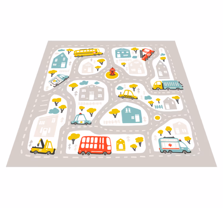 Dywan winylowy Droga w stylu nordyckim - TenStickers