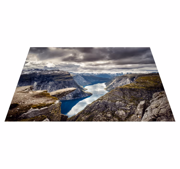 Dywan winylowy natura krajobraz powietrzny - TenStickers