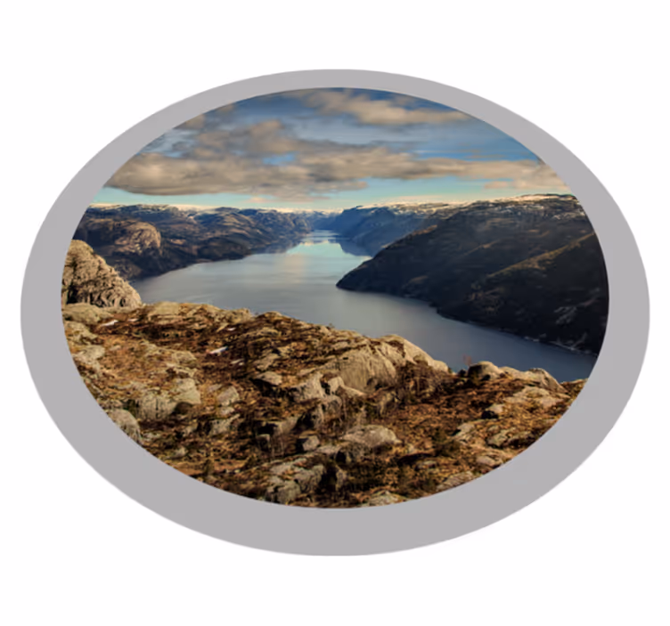 Dywan winylowy natura malowniczy widok na krajobraz - TenStickers