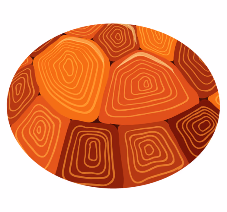 Dywan winylowy tekstura kontury organiczne - TenStickers