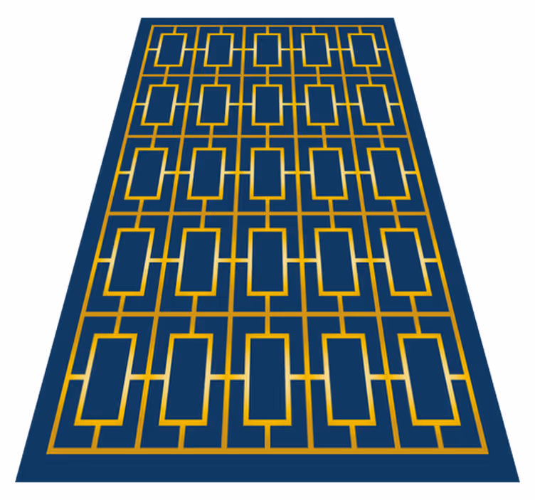 Dywan winylowy wzór geometryczny geometryczne wyrafinowanie - TenStickers