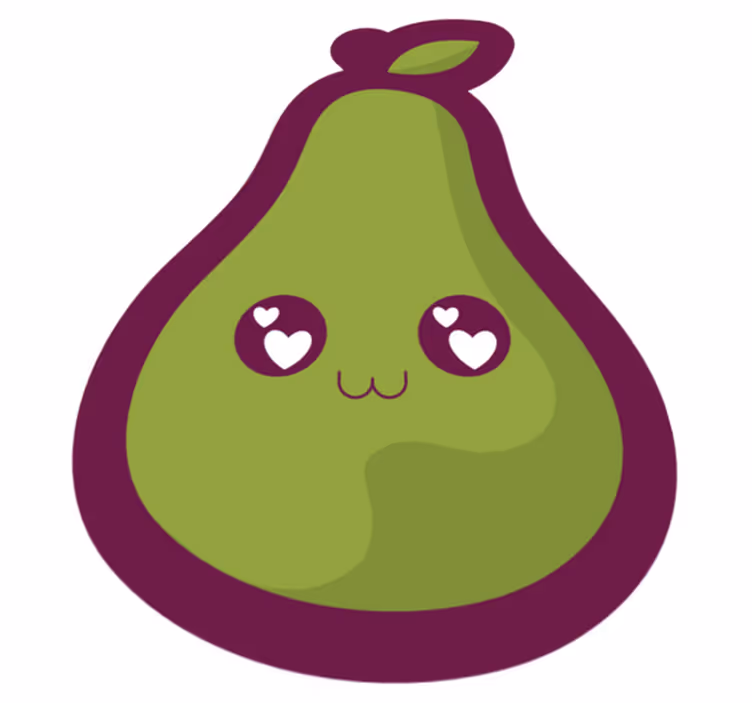Dywan winylowy dla dzieci gruszka anime - TenStickers