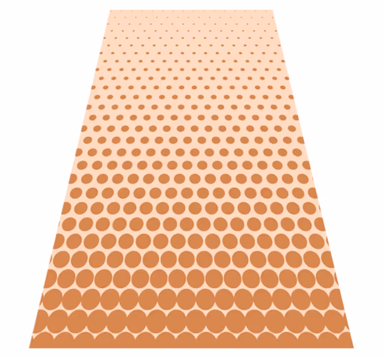 Spadające geometryczne dywany w kolorowe kropki - TenStickers
