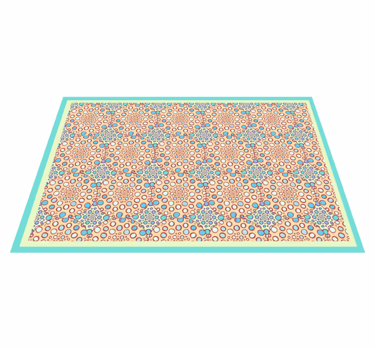 Dywan winylowy do salonu elegancki botaniczny nadruk - TenStickers