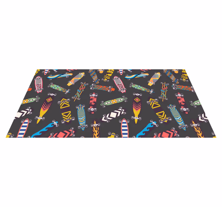 Dywan winylowy dla nastolatków w stylu vintage - TenStickers