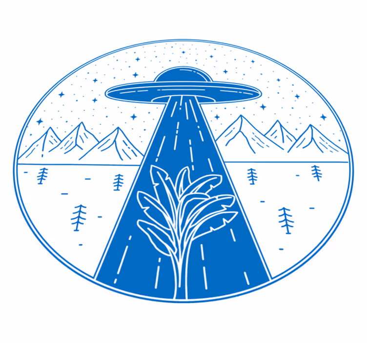 Dziecięcy dywan winylowy przygoda z ufo - TenStickers