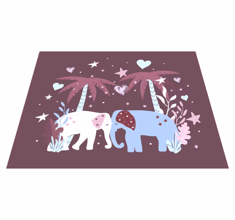 Dywan winylowy dla dziecka safari dla dzieci - TenStickers