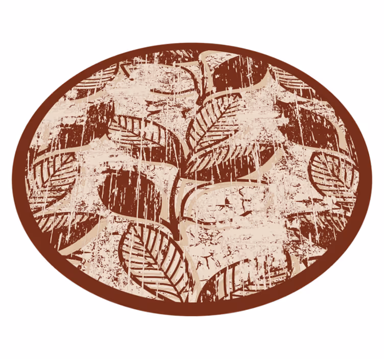Dywan winylowy natura stylowe wzory liści - TenStickers