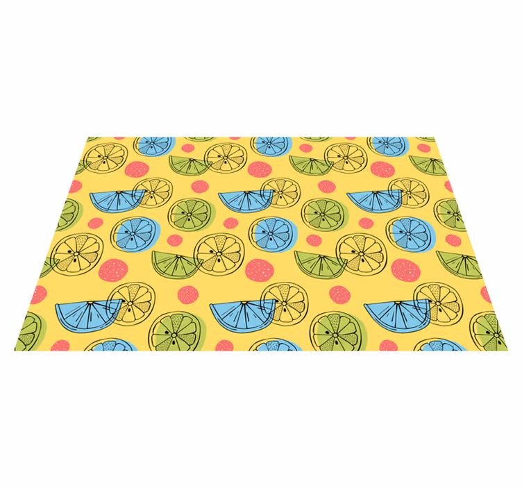 Winylowa mata do kuchni z owocami cytrusowymi - TenStickers