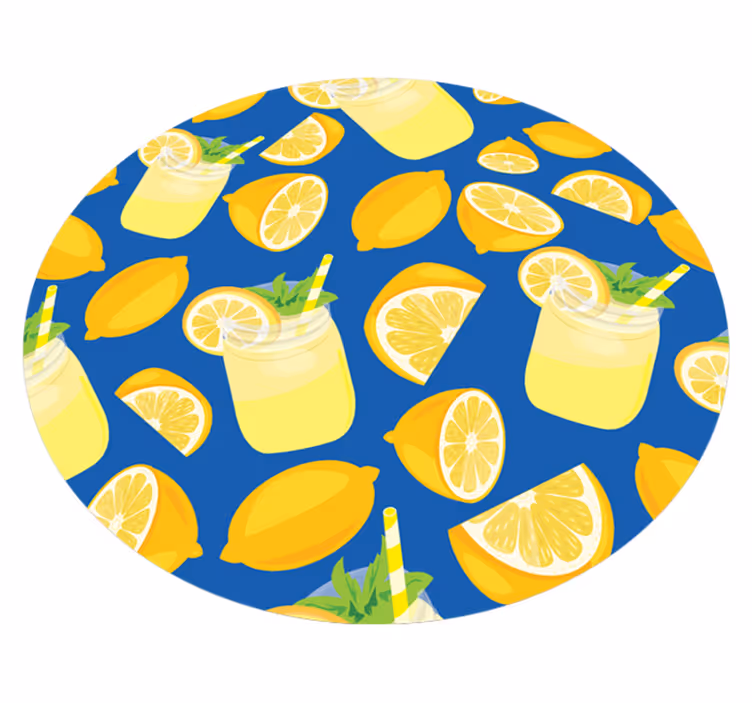 Dywan winylowy do kuchni orzeźwiający napój lemoniadowy - TenStickers