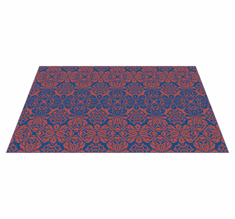 Dywan winylowy w kwiaty i rośliny z eleganckimi motywami - TenStickers