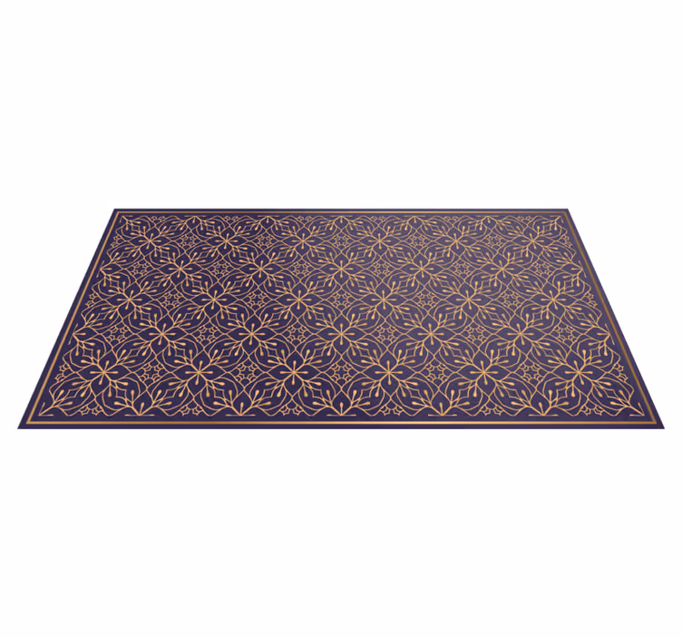 Dywan winylowy w kwiaty i rośliny elegancki kwiatowy motyw - TenStickers