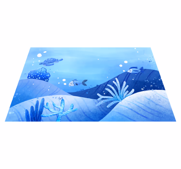 Dywan winylowy natura scena oceaniczna - TenStickers