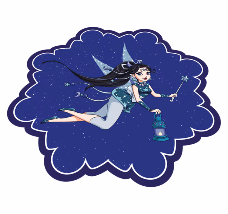 Dywan winylowy dla dziecka bajkowe nocne niebo - TenStickers