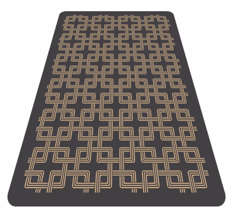 Dywan winylowy z mozaiką eleganckie wzory linii - TenStickers