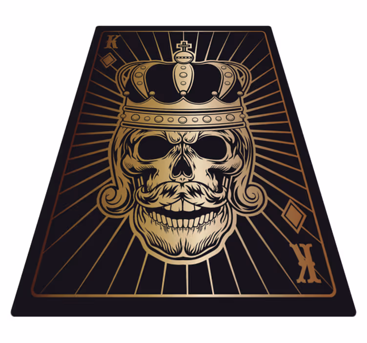 Dywan winylowy king of diamonds do sypialni - TenStickers