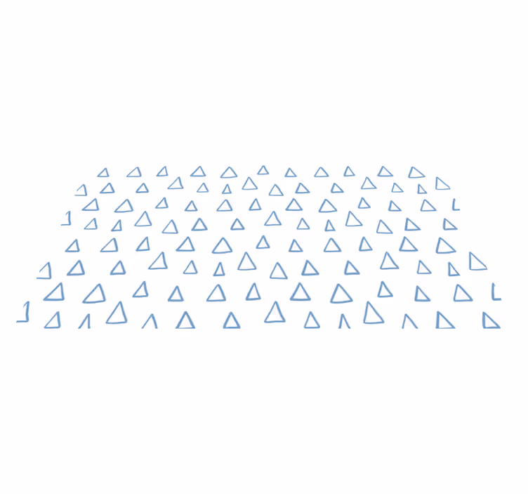 Dywan winylowy wzór geometryczny motyw w trójkąty - TenStickers