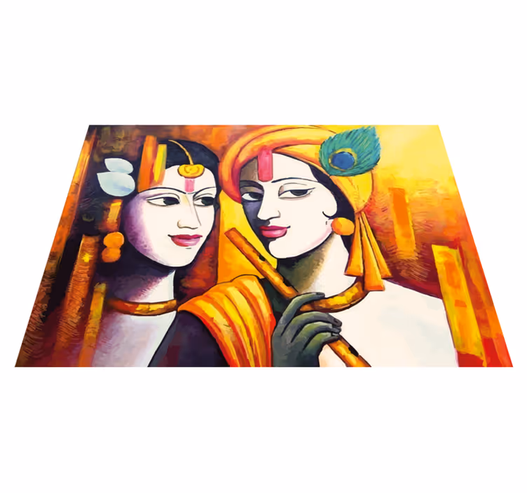 Dywan winylowy do salonu esencja kultury - TenStickers