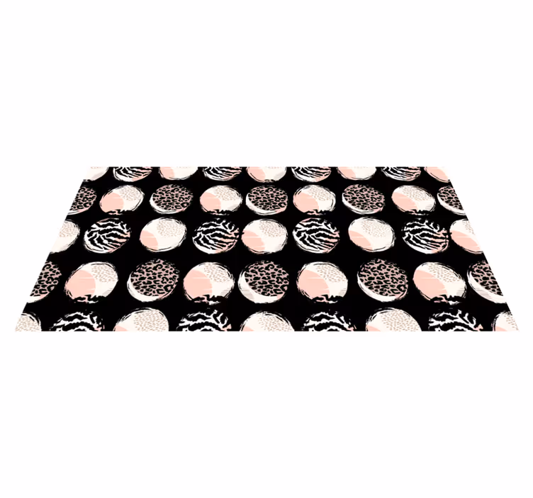 Dywan winylowy z abstrakcyjnym wzorem w pantere - TenStickers