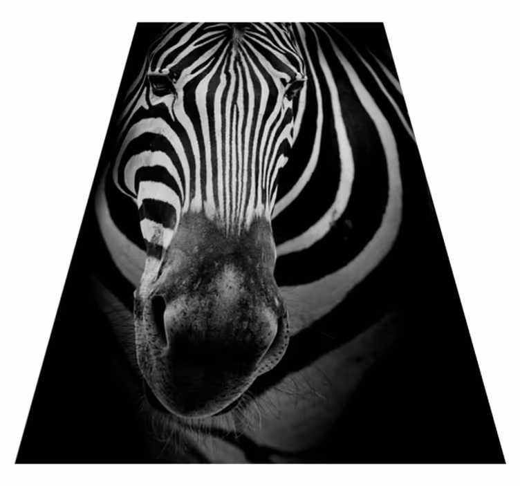 Dywan winylowy z motywem zwierzęcym zebra - TenStickers