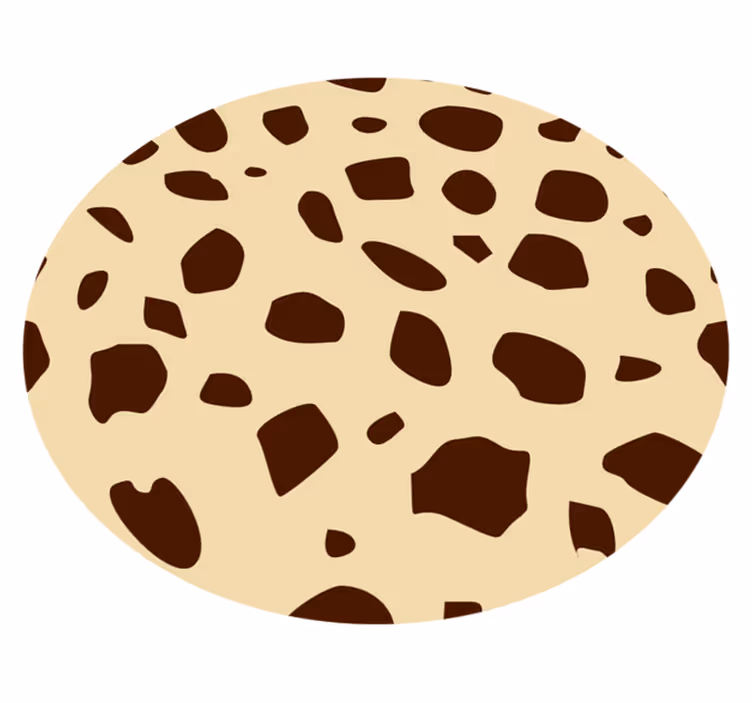 Dywan winylowy do biura Plamy żyrafy - TenStickers