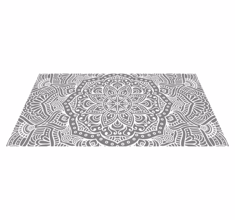 Dywan winylowy do sypialni mandala - TenStickers