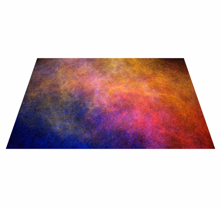 Dywan winylowy do sypialni galaxy - TenStickers