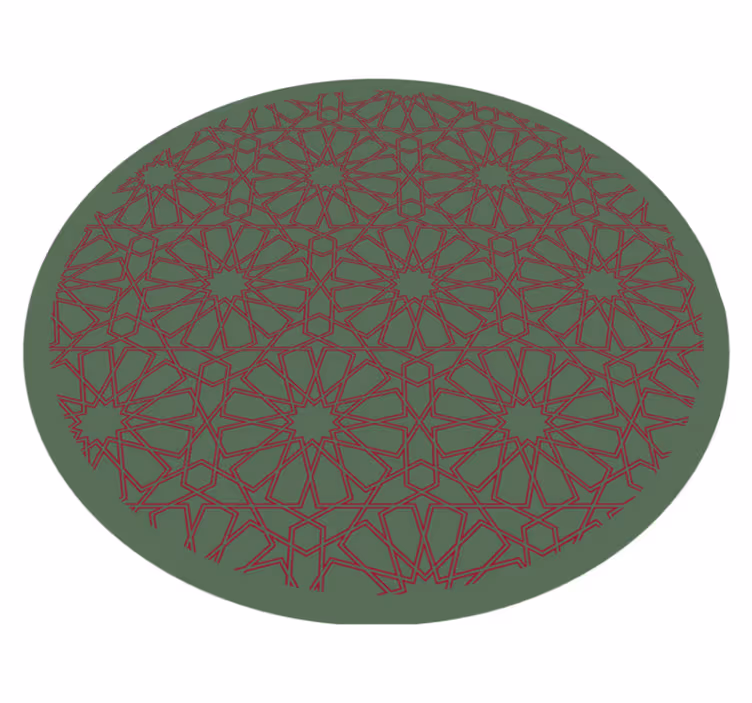 Dywan winylowy z mozaiką wytworna geometria - TenStickers