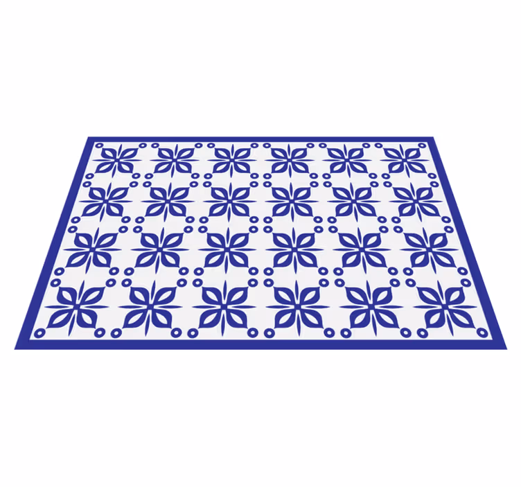 Dywan winylowy do kuchni minimalistyczne greckie kształty - TenStickers