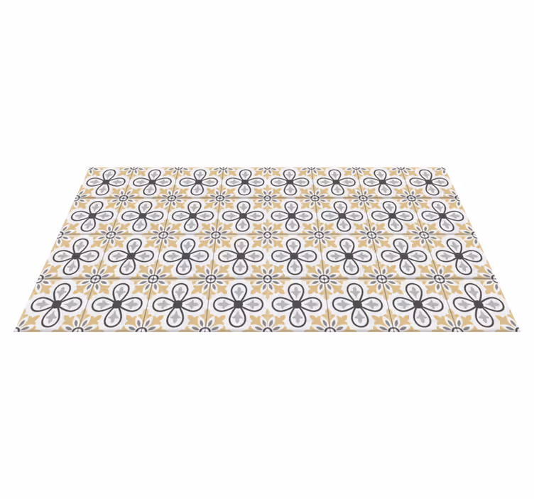 Dywan winylowy do kuchni retro - TenStickers
