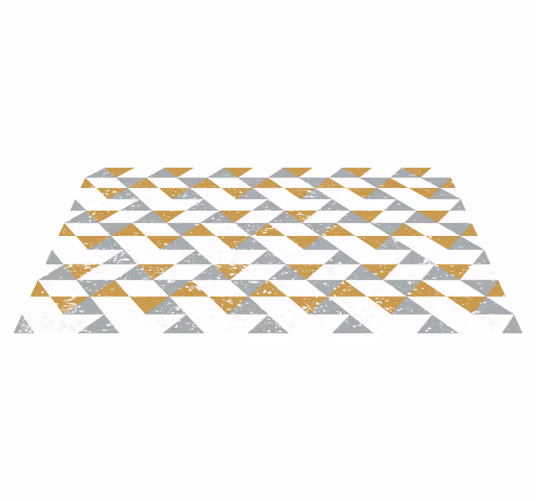 Mata winylowa do kuchni geometryczne grunge - TenStickers
