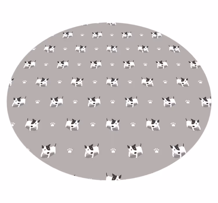 Dywan winylowy zwierzęta w urocze szczeniaki - TenStickers