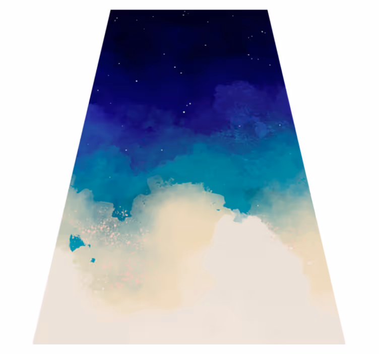 Dywan winylowy marmurowy kolory oceaniczne - TenStickers