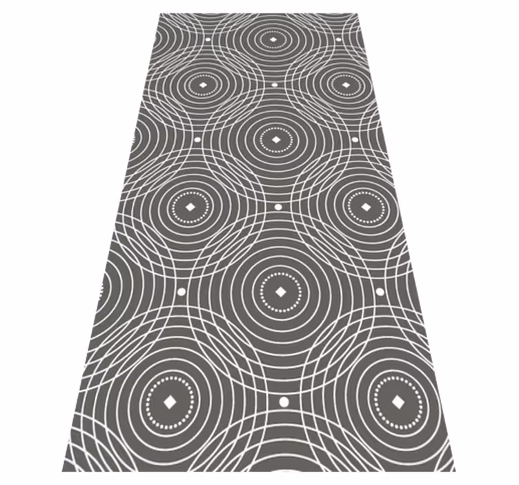 Dywan winylowy nordic fused circle - TenStickers