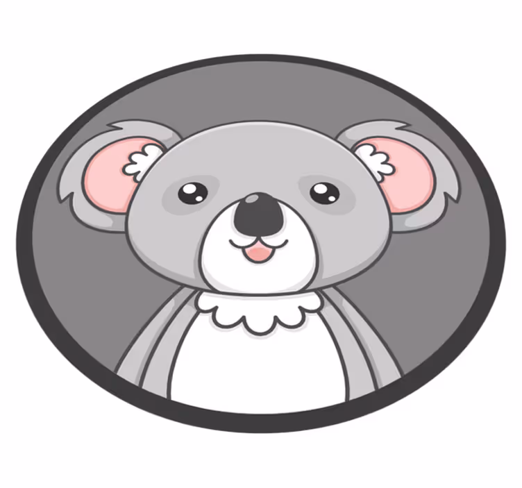 Dywan winylowy dla dziecka słodka ilustracja koali - TenStickers