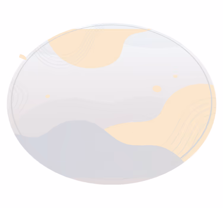 Minimalistyczny dywan winylowy delikatne motywy fal - TenStickers