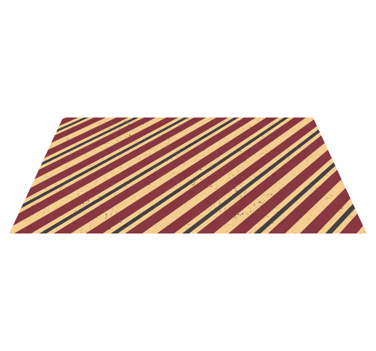 Dywan winylowy w paski abstrakcyjny wzór diagonalny - TenStickers