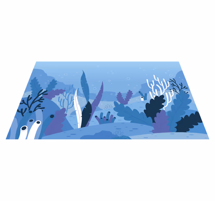 Dywan winylowy natura krajobraz podwodny - TenStickers