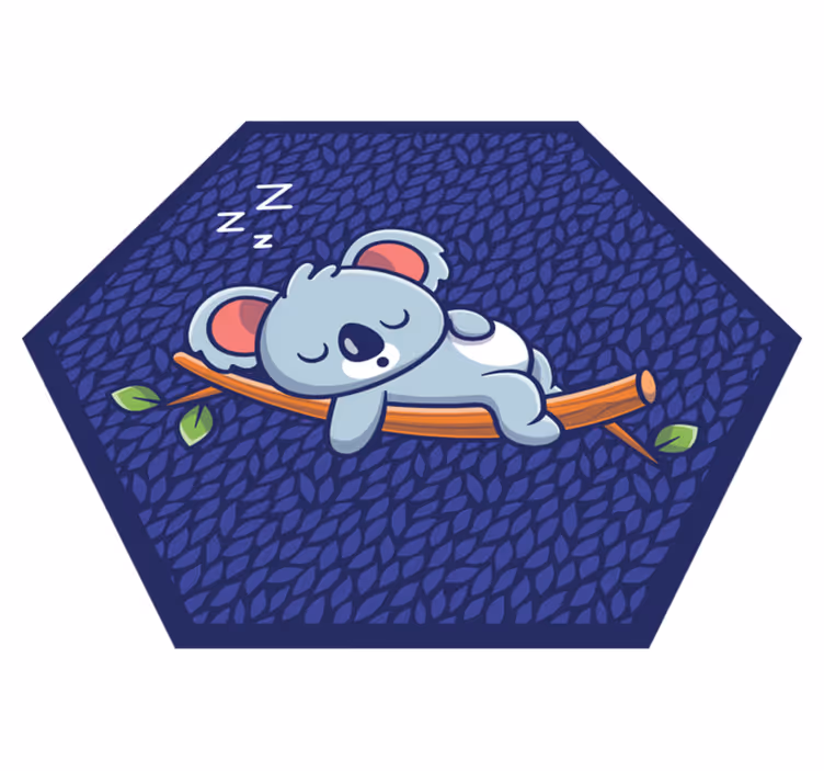 Dywan winylowy dla dziecka śpiący koala - TenStickers