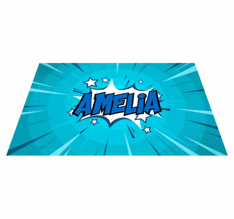 Dywan winylowy dla nastolatków nazwa stylu komiksowego - TenStickers