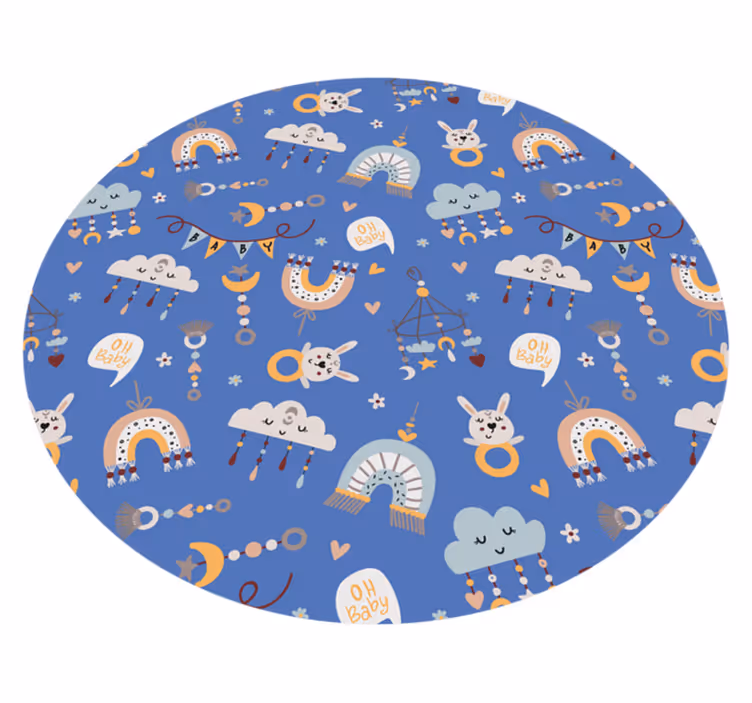 Dywan winylowy dla dziecka wzory zwierzątek dla dzieci - TenStickers