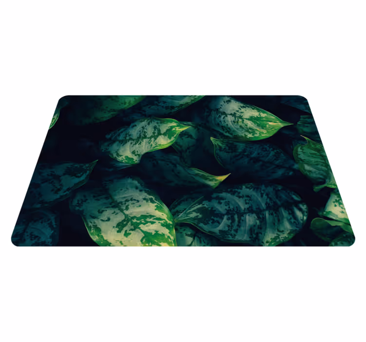 Dywan winylowy z motywem kwiatowym maranta leafs - TenStickers