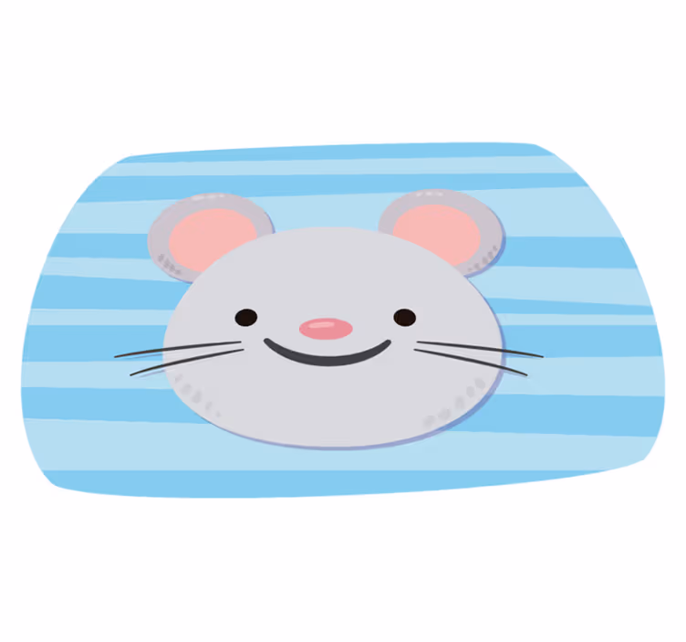 Dywan winylowy dla dziecka słodka buzia myszy - TenStickers