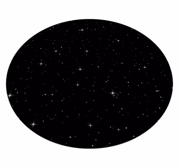 Dywan winylowy w gwiazdki rozgwieżdżone widzenie nocne - TenStickers
