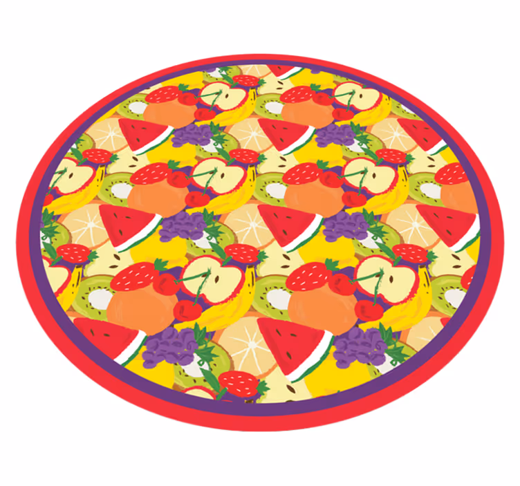 Dywan winylowy do kuchni wzór mieszanki owoców - TenStickers