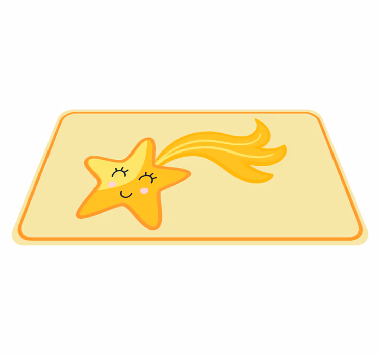 Dywan winylowy dla dziecka wesoły projekt gwiazdy - TenStickers